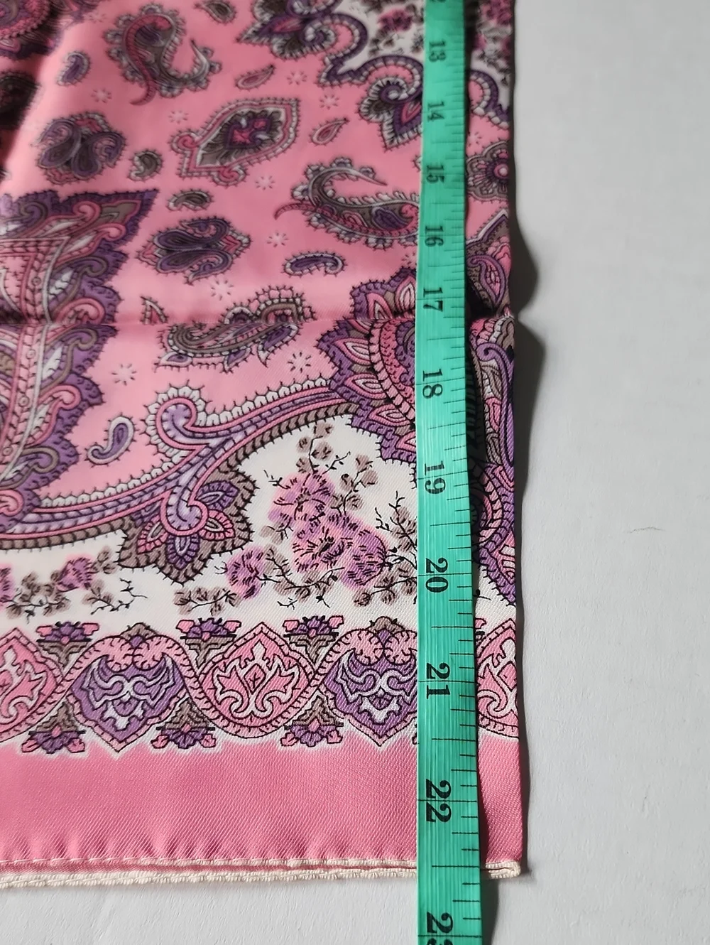 Set of Two Vintage Paisley & Geometric Scarf Made in Italy - Glentex